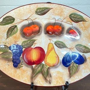 Large Oval Fruit Platter